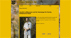 Desktop Screenshot of dynamic-karate.de